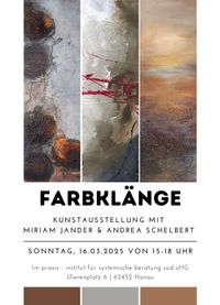 Kunstausstellung mit Miriam Jander &amp; Andrea Schelbert